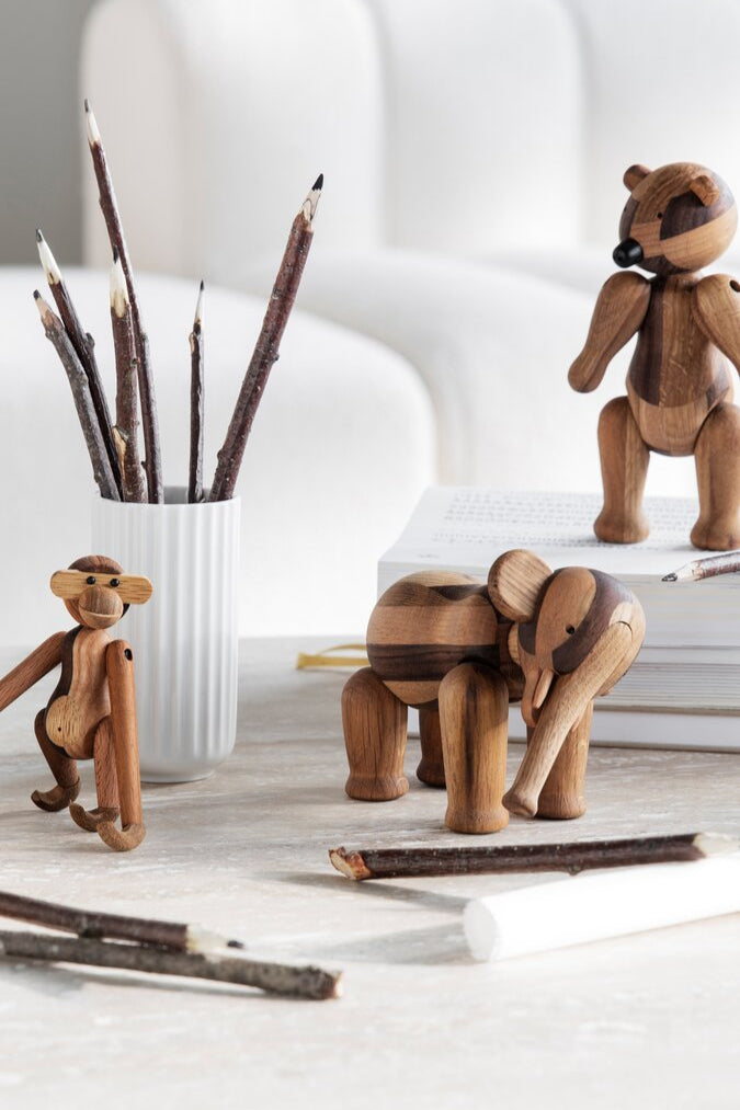 Reworked jubilæum mini elefant - mix træ